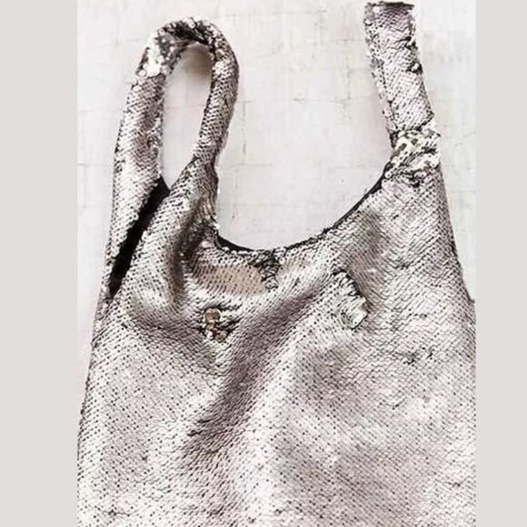 NEW Ecote urban outfitters Allover sequin bag shopper tote - Picture 2 of 5